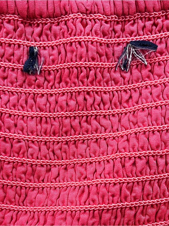 Abercrombie & Fitch Coral Polka Dot Festival Resort Cutout Midi Dress Size XS-S - Picture 8 of 8